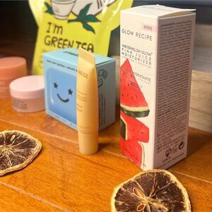 6x mini bundle Glow Recipe Laneige Starface Pink Juice Lip Sleep Mask Glowy Balm